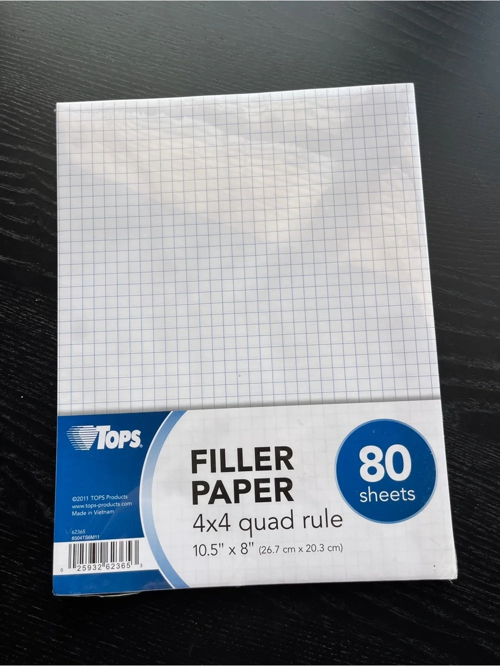 4 Pack Graph Paper Filler Pad Staples Tops Five Star Office Depot 4x4 3-Hole